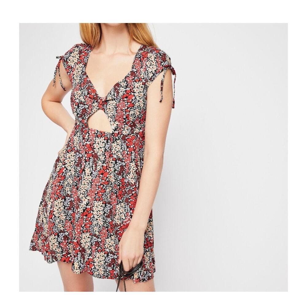 Free People Miss right Floral Mini Dress Size XS/S
